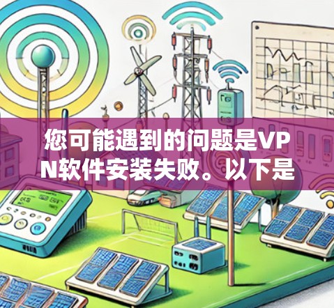 您可能遇到的问题是VPN软件安装失败。以下是一些可能的原因和解决方法