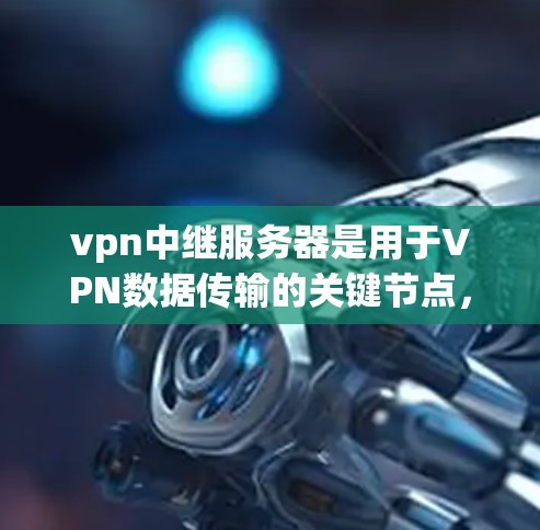 vpn中继服务器是用于VPN数据传输的关键节点，负责将内部的VPN数据通过中继服务器传输到目标服务器或端口服务器。以下是关于vpn中继服务器的详细说明