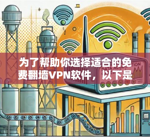 为了帮助你选择适合的免费翻墙VPN软件，以下是一些详细的信息和推荐